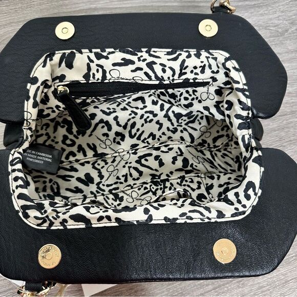 JESSICA SIMPSON GOLD CHAIN CHELSEA CLUTCH PURSE NWT - Picture 6 of 12